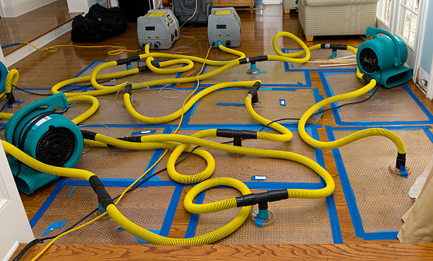 Professional Burst Pipe Water Damage technician working in Wadsworth, OH